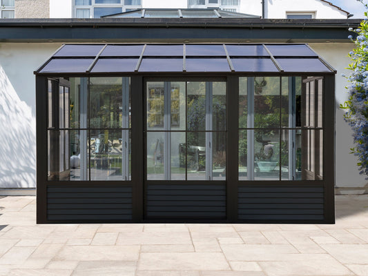 Gazebo Penguin Florence Add-A-Room 8 Ft. x 16 Ft. in Black